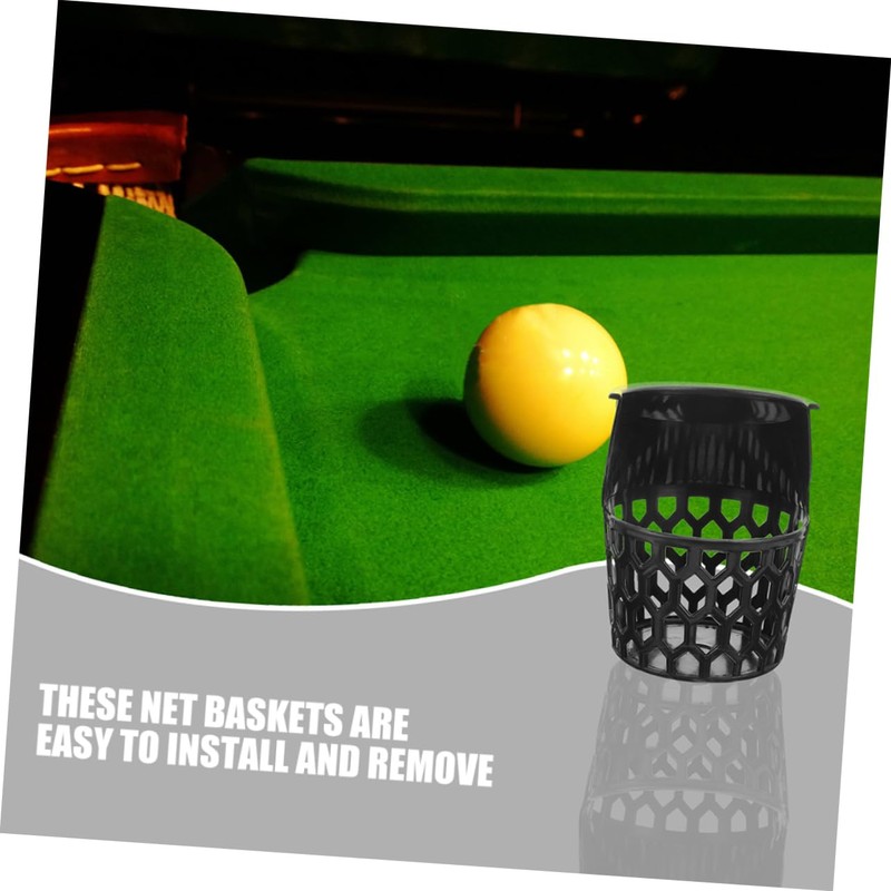 Gatuida 2 Pcs Heavy Duty Billiard Net Basket Durable Plastic