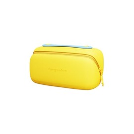 Fangu Fan G-0015 Cosmetic Bag, Makeup Pouch, Travel Pouch, EVA Material, Washable, Soft, Freestanding, Cosmetics, Stationery, Accessory Storage, Gadget Storage, Pocket, YELLOW