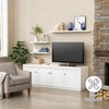 Forbena White Floating Shelves for Wall Decor, 24 Inches Long