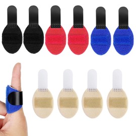 YanBous Pack of 10 Finger Splints - Reusable Trigger Finger Splint with Removable Aluminium Support, Suitable for Index, Medium, Ring & Small Fingers, Arthritis & Post Surgery