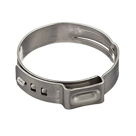 Oetiker 16700046 Stepless Ear Clamp, One Ear, 7 mm Band Width, Clamp ID Range 32.9 mm (Closed) - 36.1 mm (Open) (Pack of 50)