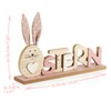 com-four® 2x decorative displays for Easter - lettering with Easter