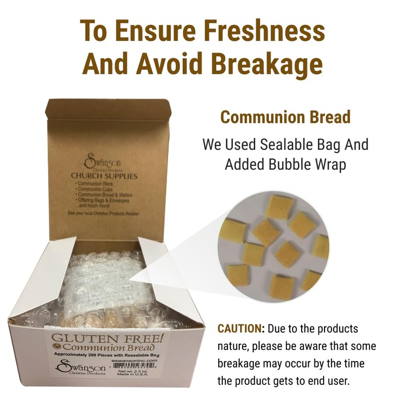 Communion Bread - Gluten-Free Communion Bread - Church Supplies -