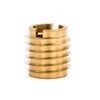 E-Z LOK EZ-400-M10 Threaded Inserts for Wood Installation Kit, Brass