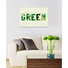 Burst Creative 'Green' Canvas Art, 45 by 30-Inch