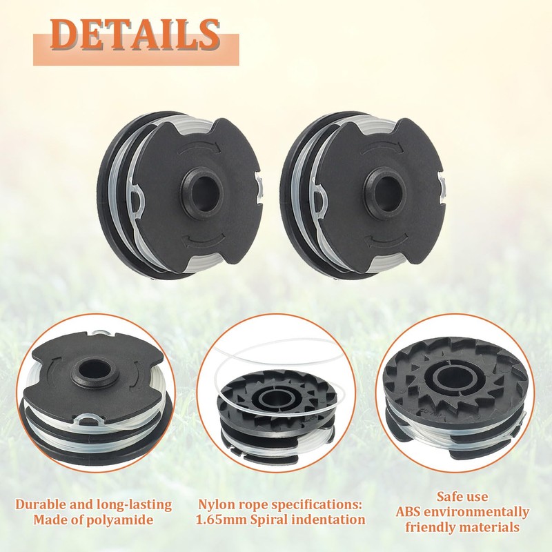 JAMHER Replacement Spool and Spool Cover, Compatible with Parkside LIDL