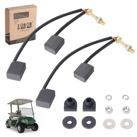 10L0L Golf Cart Motor Brushes for All Club Car & EZGO TXT 1997-2009 Golf Cart Parts with Brushes OEM 73120-G25 102186201 and Repair Kit OEM 102187101 for Electric and Fuel