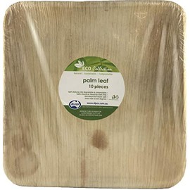 CATERING COLLECTION Palm Leaf Square Plate 10" P10 x 10