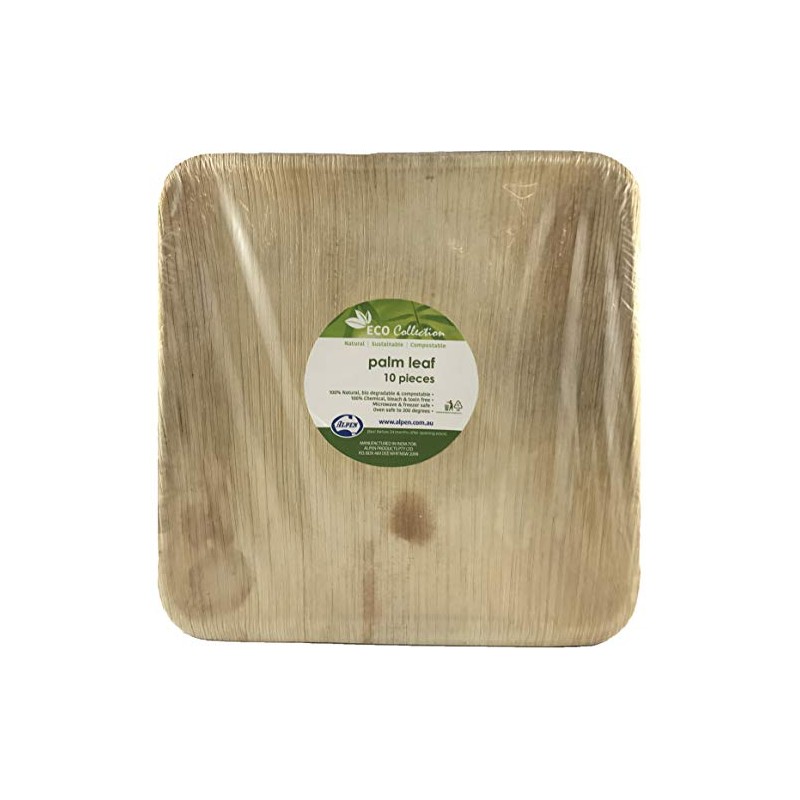 CATERING COLLECTION Palm Leaf Square Plate 10" P10 x 10