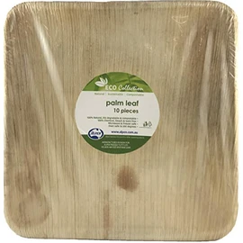 CATERING COLLECTION Palm Leaf Square Plate 10" P10 x 10