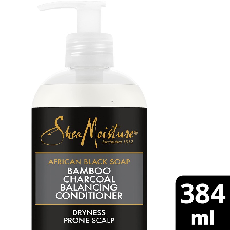 Sheamoisture African Black Soap Bamboo Charcoal Balancing Conditioner 384 ML