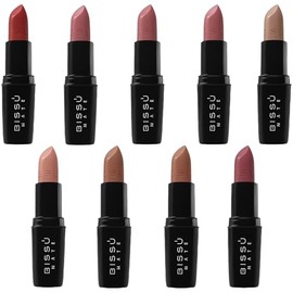 Bissú Set Labiales Mate Bissu Kit 9 Piezas - Celebrando la Diversidad y Belleza de Todas las Mujeres (Tonos Nude, 4g)                                 