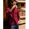 PJ PAUL JONES Men's Cardigan with Buttons and Cable Knit