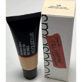 SMASHBOX STUDIO SKIN FULL COVERAGE 24 HR FOUNDATION - 1.15 FAIR LIGHT WARM PEACH