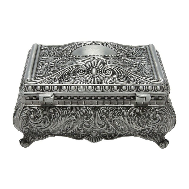 Vintage Jewelry Box Innovative European Style Light Luxury Metal Trinket