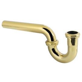 Kingston Brass CC1182 Made to Match P-Trap without Flange, Length, 18 Gauge, 12-7/8'' (L) x 1-1/4'' (W) x 4-9/16'' (H), Polished Brass