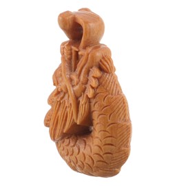 OSALADI Engraved Dragon Pendant Vintage Car Hanging Decor DIY Keychain Accessory Lovely Dragon Craft Charm for Home Office Decoration Unique for Friends