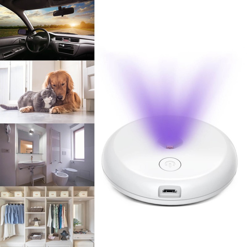 UV Cleaning Lamp USB Charging Safe Portable UVC Light Cleaner