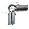 90 Degree 3-Way Pipe Connector, Stainless Steel End Rail Clamps,