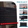 Pegboard Kit with Accessories,Includes 2 Pack 16" X 36" Steel