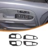 Heutamo Door Window Lift Switch Button Panel Cover Trim Compatible