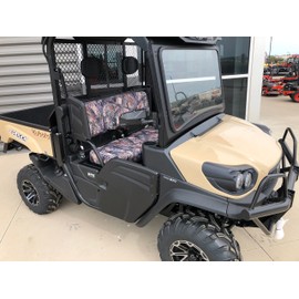 Durafit Seat Covers, Kubota Sidekick RTV Utility Vehicle, Camo Seat Covers, Endura Fabric for Solid Bench. New Version