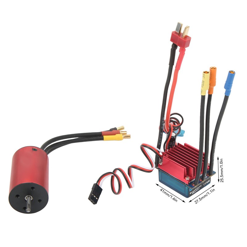 2845 2800KV Waterproof Brushless Motor and ESC Set CNC Machining