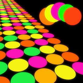 25 Sheets of Neon Paper - Neon Construction Paper Neon Colored Paper Neon Cardstock Paper Sheets - UV Reactive Neon Party Decorations Glow in the Dark Paper Cardstock Colored Paper Neon Tissue Paper