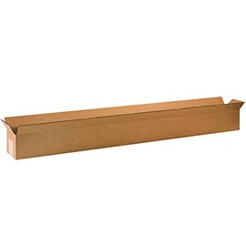 PARTNERS BRAND 48x4x4 Long Corrugated Boxes, Long, 48L x 4W x 4H, Pack of 25 | Shipping, Packaging, Moving, Storage Box for Home or Business, Strong Wholesale Bulk Boxes