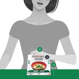 Satoru Pasta para hacer Sopa Miso, Miso blanco, 200 gramos