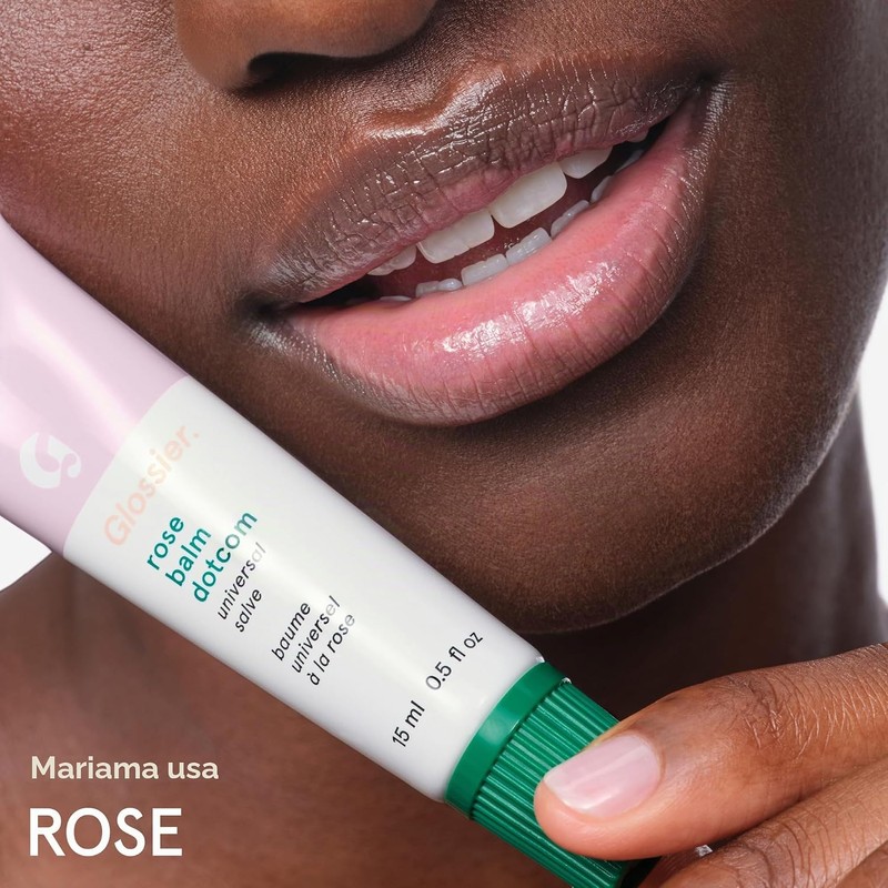 Glossier Balm Dotcom - Bálsamo labial Rose - Hidratación Instantánea