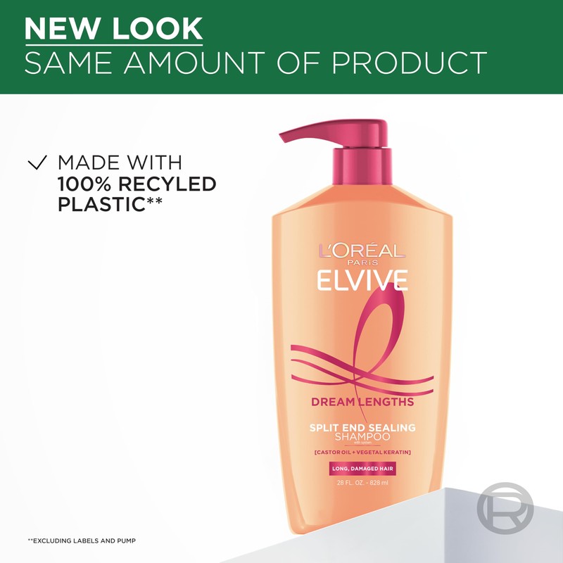 L'Oreal Paris Elvive Dream Lengths Shampoo and Conditioner Kit, Paraben