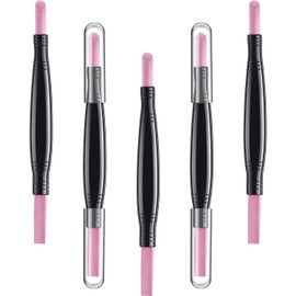 5 Pieces Pumice Stone Nail File Polishing Pen Stick Double-Headed Cuticle Pusher Remover Trimmer Buffer Pen Art Tools Household Beauty Salon Peeling Dead Skin Repairing | Mudder