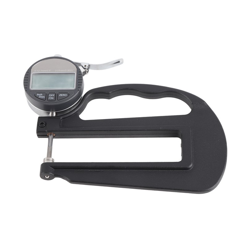 0‑12.7mm Digital Thickness Gauge 0.01mm/0.0005in Resolution Inch Metric Conversion for