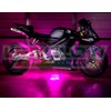 LEDGlow 6pc Advanced Pink LED Motorcycle Accent Neon Underglow Lighting