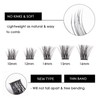 Cluster Lashes 72 Individual Lashes Clusters Eyelash Extensions False Eyelashes