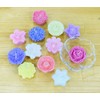 Kameyama Candles, Flower Making in Paulownia Box, Assorted Flower Shaped
