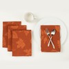 Benson Mills Harvest Legacy Damask Fabric Cloth Napkins for Fall,