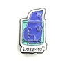 Mole Cute Chemistry Science STEM Molar Mass Metal Enamel Pin
