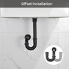 Heixutas Thickened Brass P Trap Set: 1-1/4 P Trap with