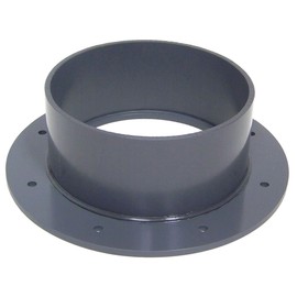 Plastic Supply PVCF08 PVC Flange with Bolt Holes, 8" Dia, 8-5/8" Socket ID