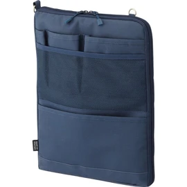 Lihit Lab A7683-11 Bag-In Bag, A4, Vertical, Navy