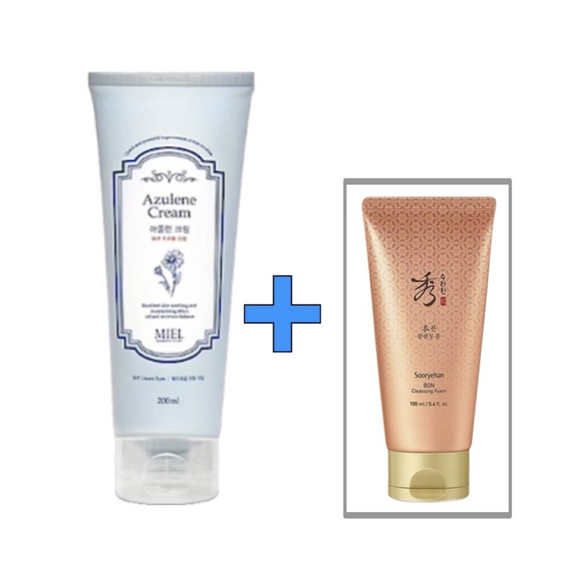 Miel Azulene Cream 200ml Trouble Care Sensitive Skin Soothing +