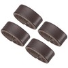 PATIKIL Leather Loop Keeper, 4 Pack Leather Loops Belt Keeper