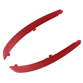 Kacepar Rear Bumper Reflector, 1 Pair Rear Bumper, Reflective Marker Light, Light Reflector, Compatible with Skoda Octavia 5E A7 Sedan 2013-2017, Red, 5E5945105