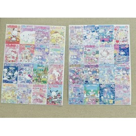 Sanrio Random Sanrio Character Poster Sticker Sheet (1 pc sheet No Repeats!)