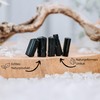 Lebensquelle Plus Black Tourmaline/Schorl Raw Stone Pendant with Leather Cord