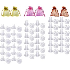 42 Pairs Heel Covers for Grass, 3 Sizes Clear High Heel Caps for High Heel Shoes, High Heel Protectors for Women Wedding Shoes, Walking on Grass and Uneven Floor – S, M, L