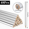 HaiFafafaing 48 Pcs Silver Streak Welders Pencil, Construction Welding Metal