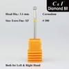 C & I Diamond Nail Drill Bit, Ball Shape Head